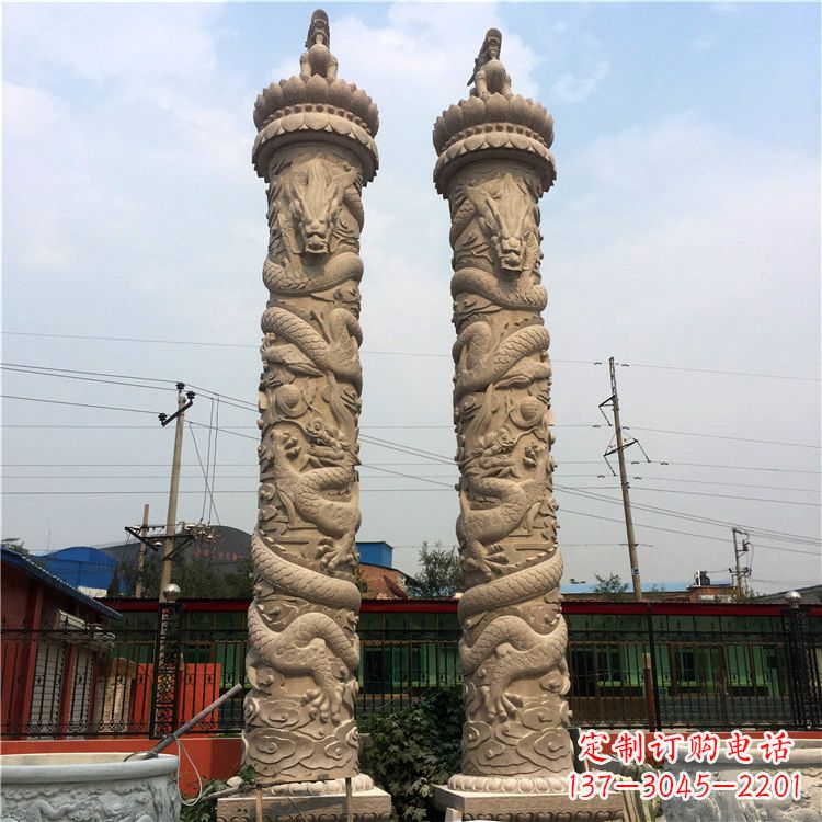 盐城中领雕塑华表龙柱，极致艺术精品