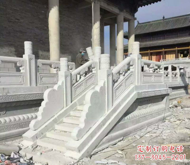 盐城大理石栏板石雕,精美绝伦,让建筑锦上添花