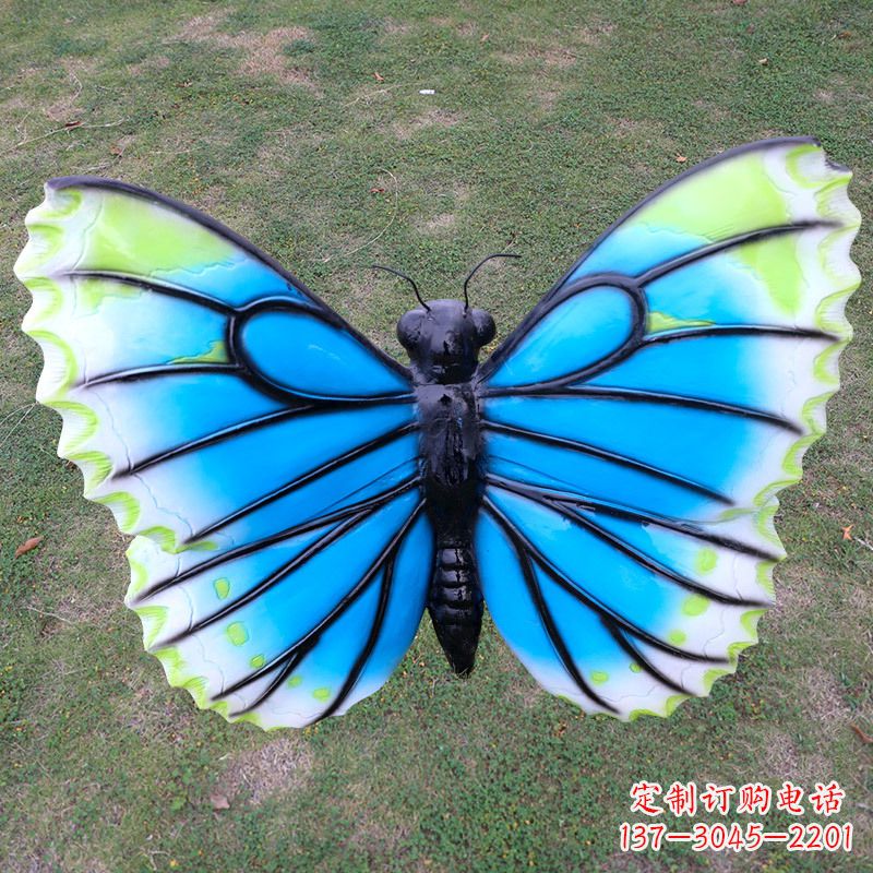 盐城全新设计的蝴蝶雕塑仿真摆件