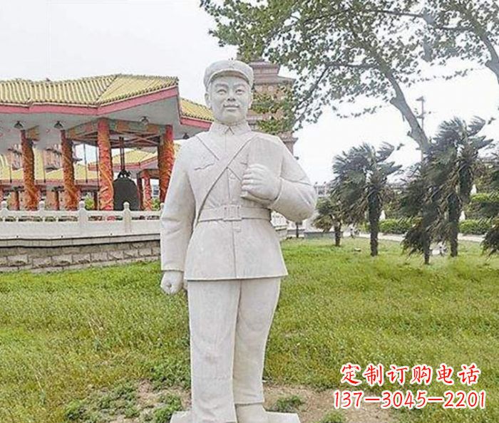 盐城雷锋石雕——传承奉献精神