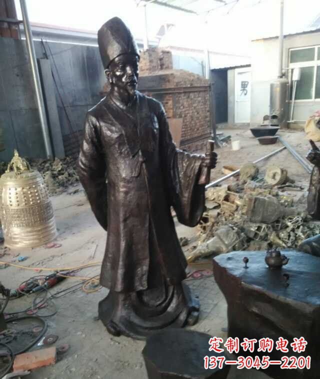 盐城李时珍古代名医铜雕