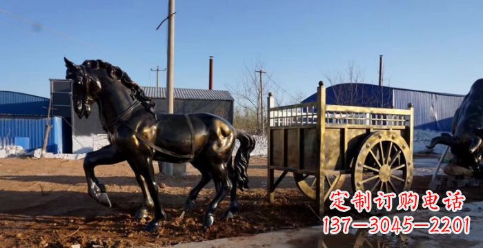 盐城华丽复古，名车贵族，精美马车雕塑