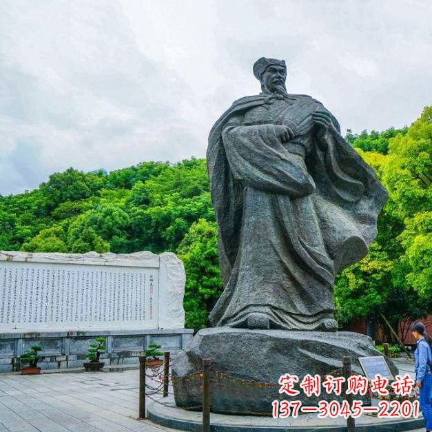 盐城汇聚历史荣光——中领雕塑诸葛亮雕塑