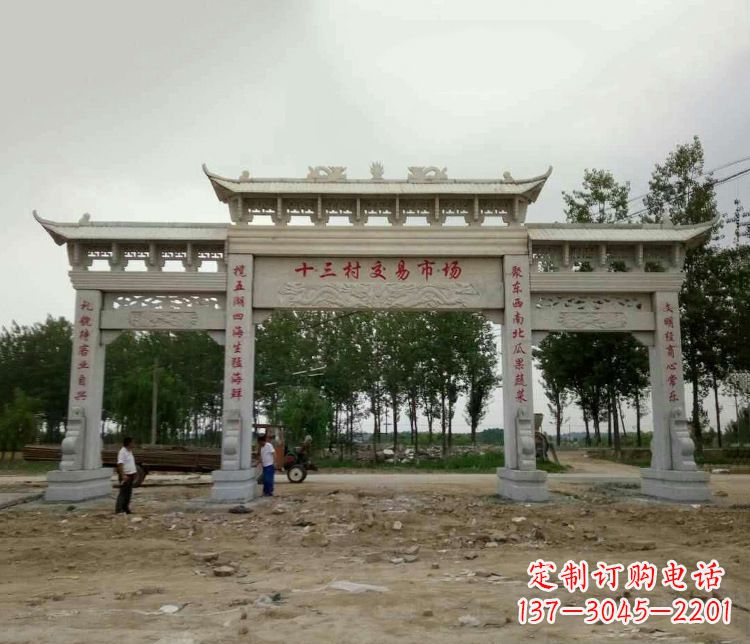 盐城精美石牌坊雕塑,令你惊艳无比