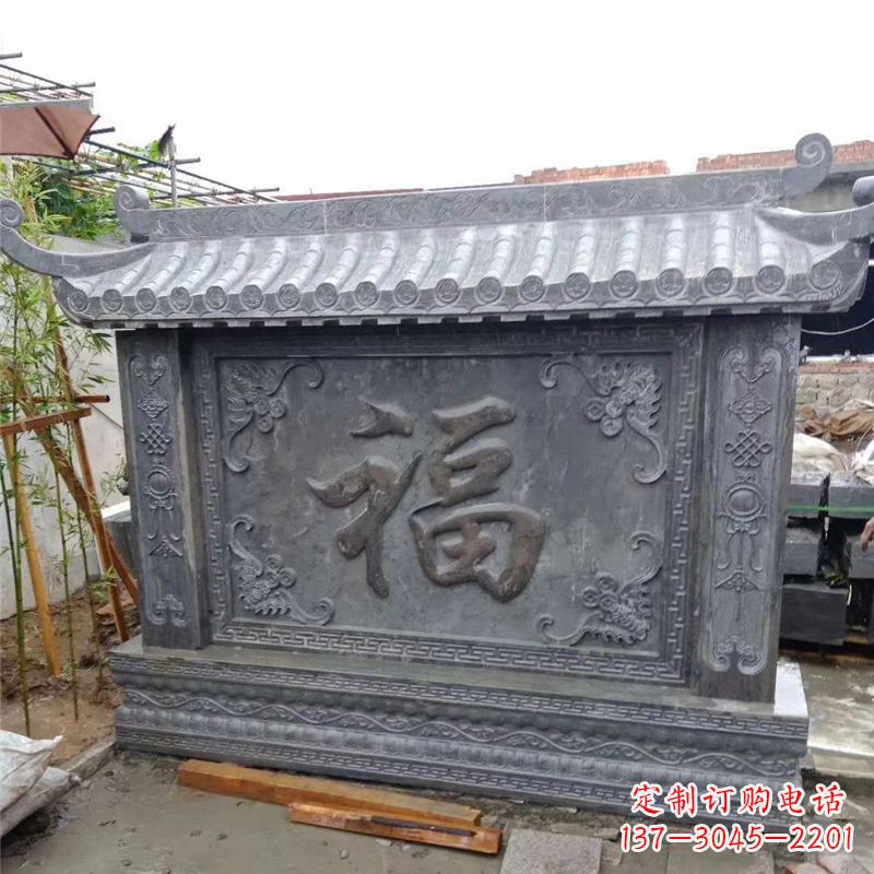 盐城中领雕塑：福字雕塑，点缀婚房庭院