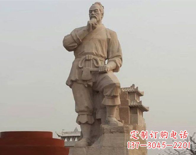 盐城重拾古代风采，中领雕塑打造高贵的鲁班雕塑