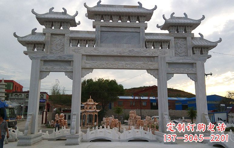 盐城石牌坊雕刻