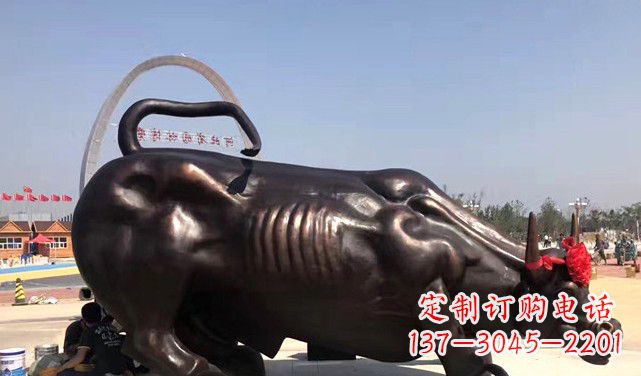 盐城水牛铜雕