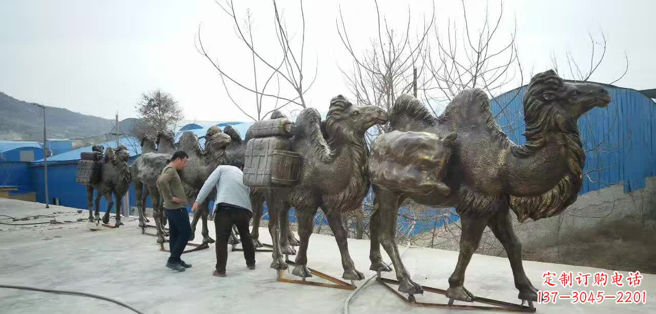 盐城丝绸之路骆驼雕塑