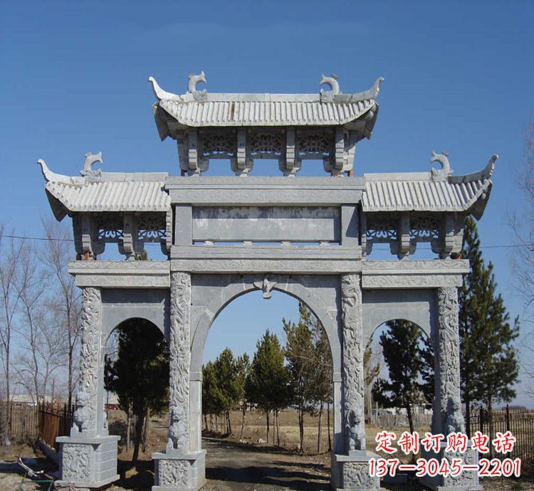 盐城寺庙石牌坊