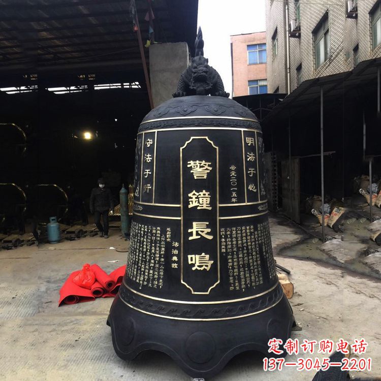 盐城寺庙铜钟雕塑
