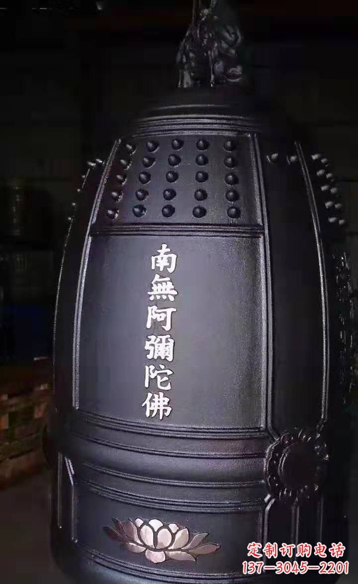 盐城寺庙铜钟雕塑户外景观雕塑