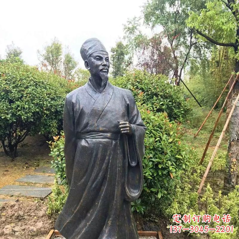 盐城苏东坡铸铜历史文化名人雕像
