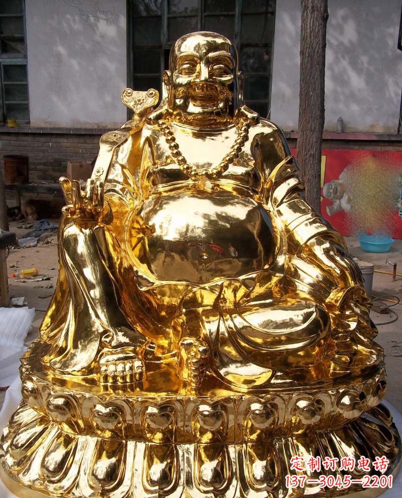 盐城铜雕弥勒佛