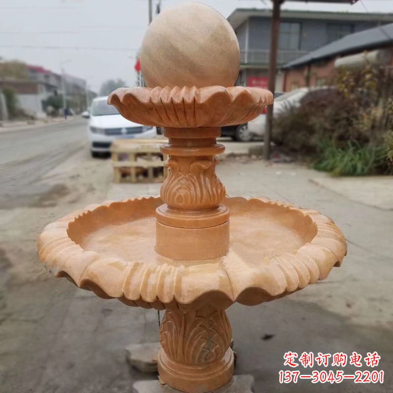 盐城晚霞红风水球