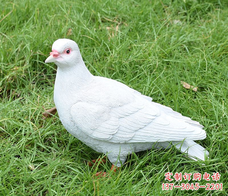 盐城潍坊和平鸽雕塑女孩