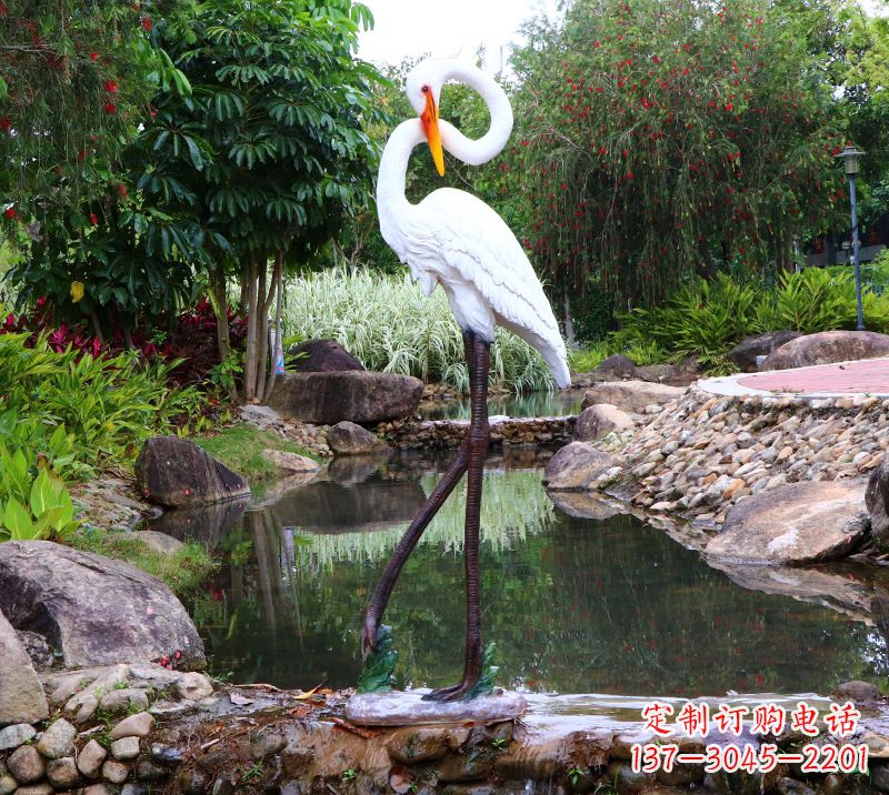 盐城仙鹤雕塑摆件