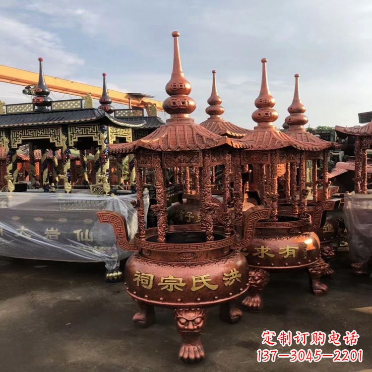 盐城香炉铜雕