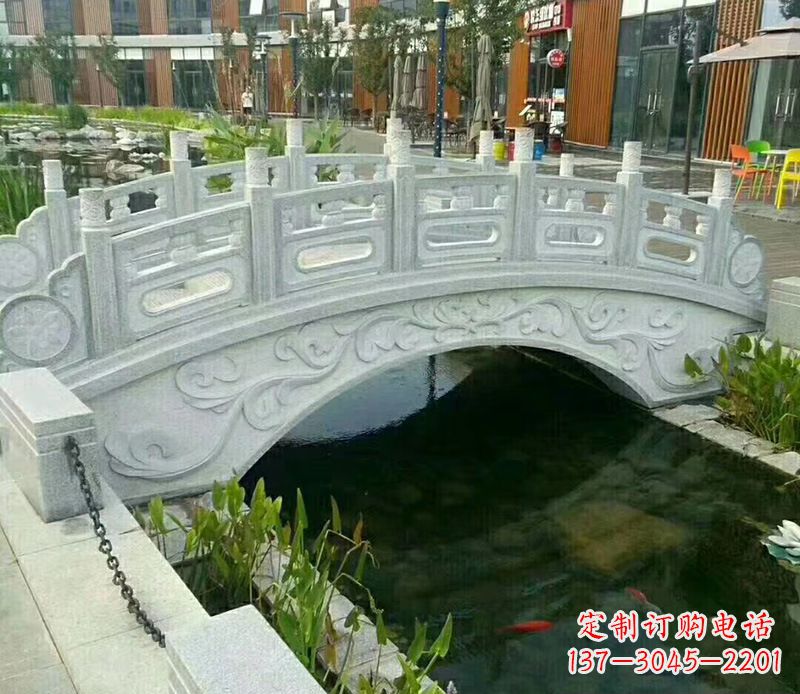 盐城小区景观石桥栏杆