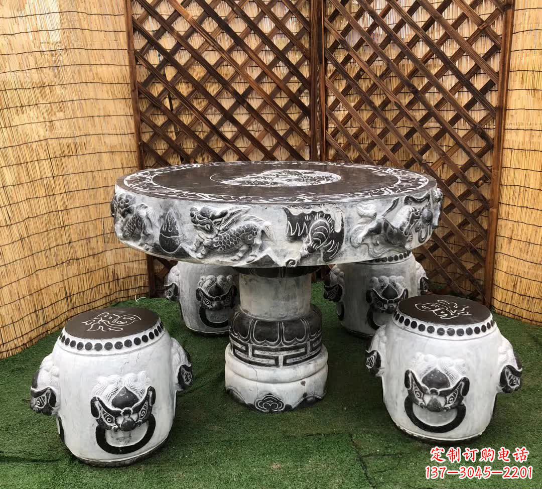 盐城小区休闲创意石桌凳