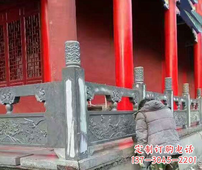 盐城园林仿古石栏板景观石雕 (9)