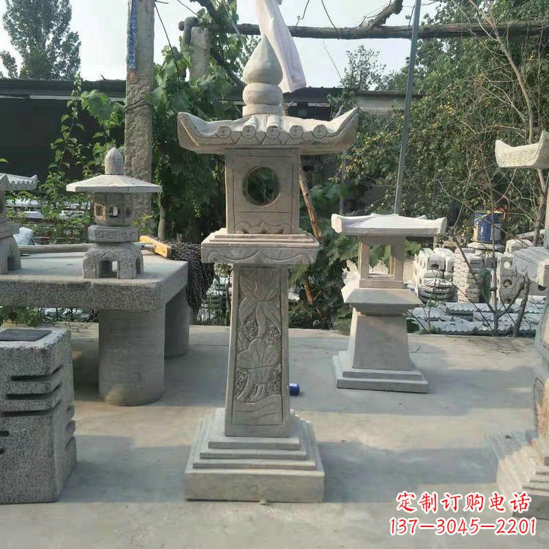 盐城园林仿古做旧中式石灯