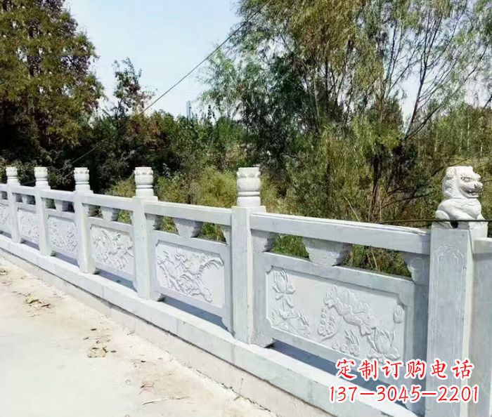 盐城园林景观大理石栏板石雕_1
