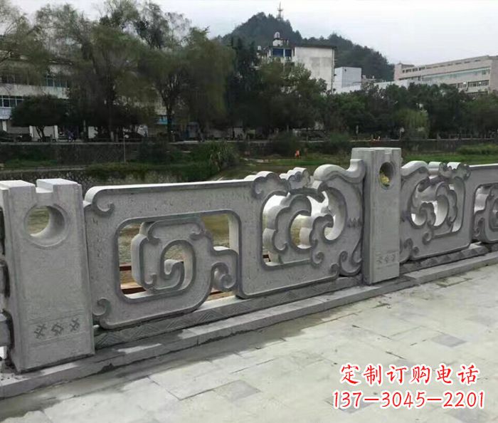 盐城园林景观仿古石雕栏板_1