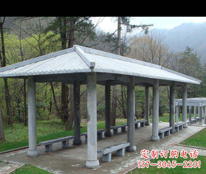 盐城园林景观仿古石雕长廊