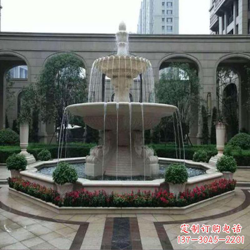 盐城园林石雕喷泉雕塑