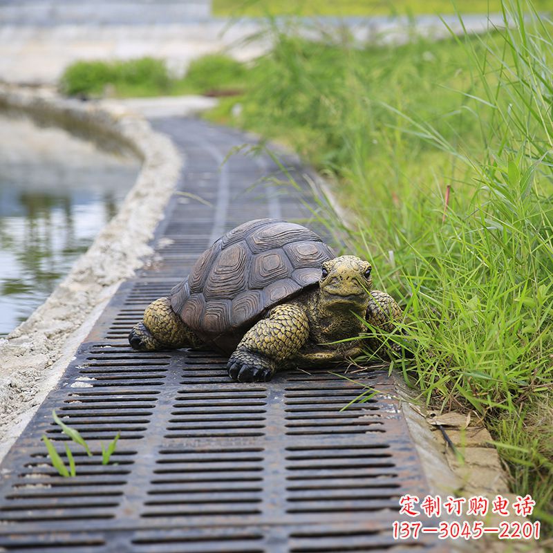 盐城园林水景动物仿真乌龟雕塑