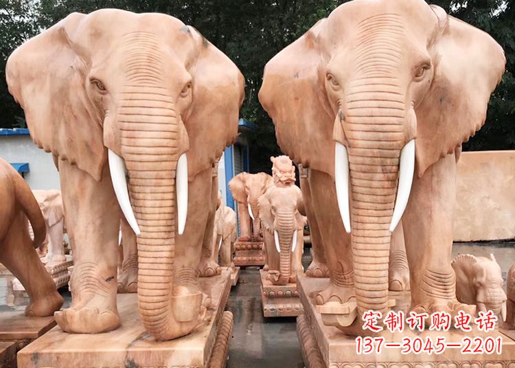 盐城招财大象石雕