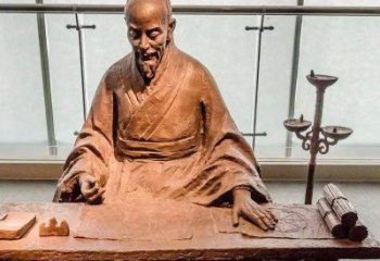 盐城祖冲之圆周率情景小品雕塑-中国古代数学家著名历史人物